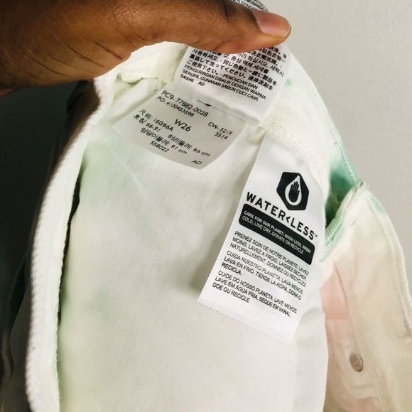 Levi’s Premium Tie Dye Deconstructed Skirt - Picture 8 of 8